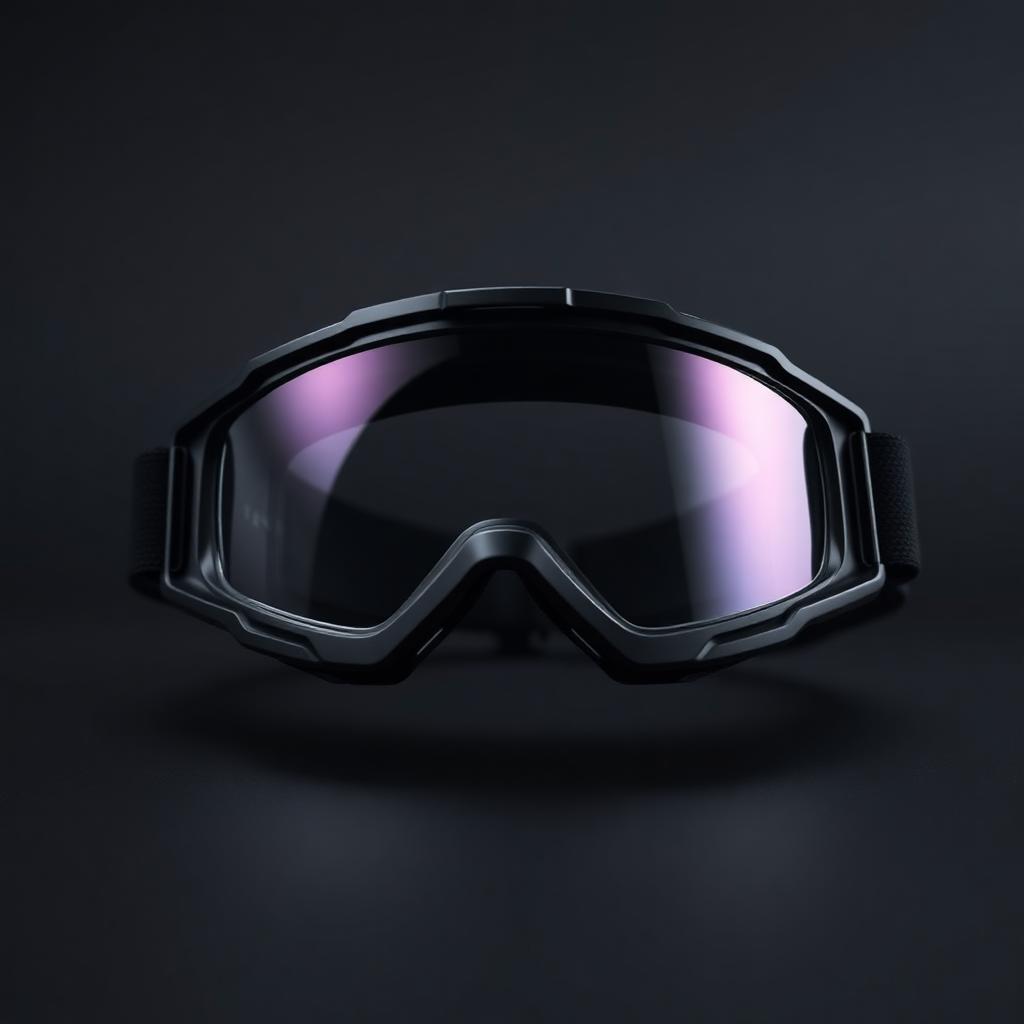 Dirtvora Pro MX Goggles – Black / Silver Mirror